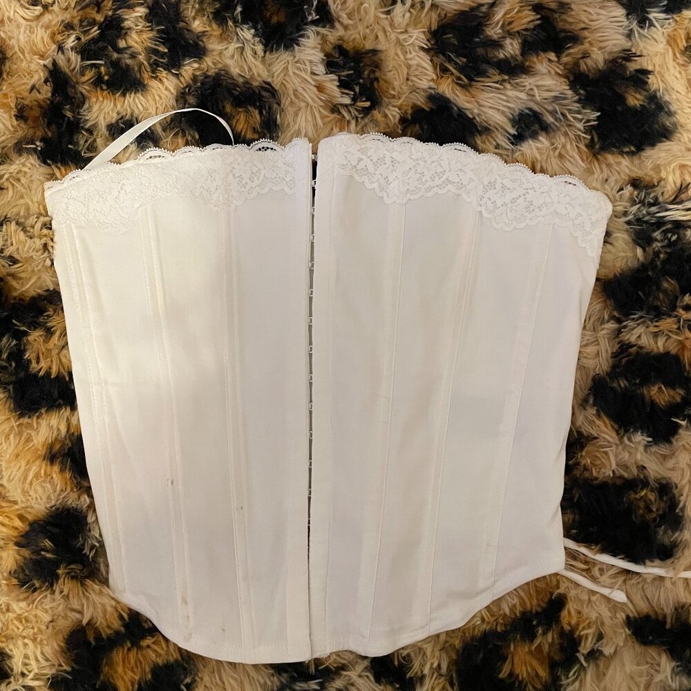 Windsor white corset top